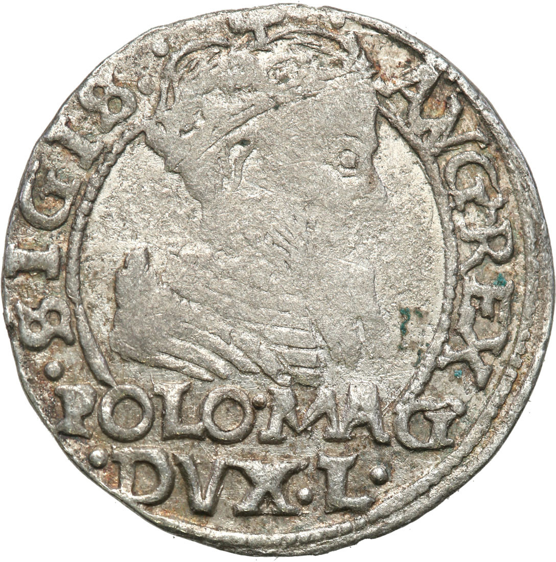 Zygmunt II August. Grosz na stopę polską, 1566, Tykocin